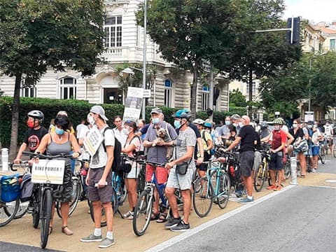 Pistes cyclables à Nice : pour Nice à Vélo, le compte n'y est pas