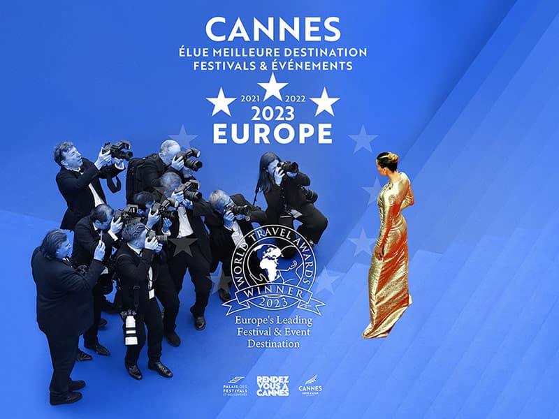 Cannes : et un 3ème titre de “Meilleure destination d’Europe pour les Festivals”!