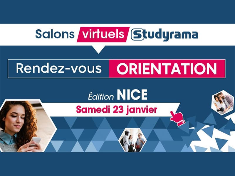 Nice : le salon Studyrama des Etudes supérieures en total virtuel