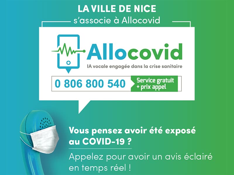 Nice première ville à lancer AlloCOVID, une IA contre le coronavirus