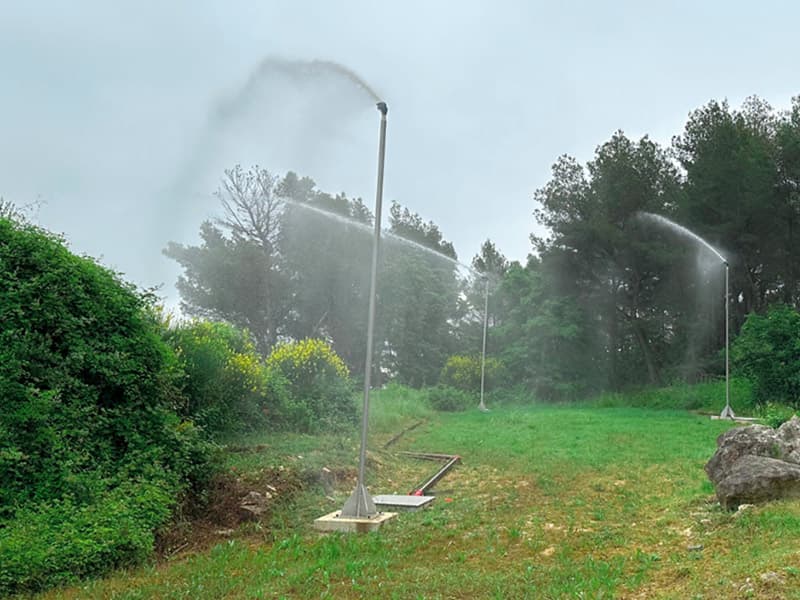 Grasse : une nouvelle solution contre les feux de forêt en démonstration