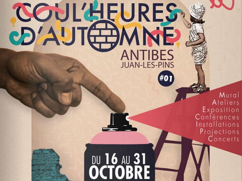 Antibes : un Festival d'Art Urbain aux Coul’Heures d’Automne