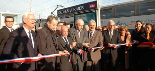 Inauguration de la 3ème voie ferrée entre Antibes et Cagnes-sur-Mer : l’interview de Patrick Allemand