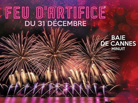 Cannes maintient son feu d'artifice du Nouvel An