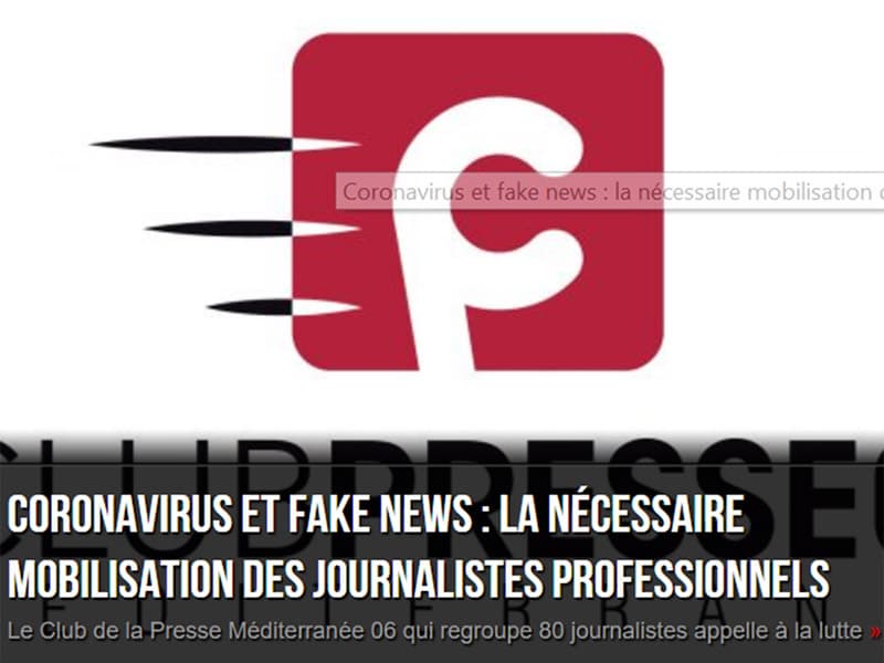 Coronavirus et fake news : la nécessaire mobilisation des journalistes professionnels