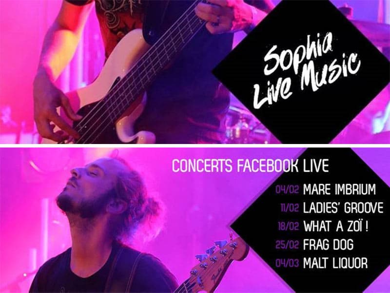 Sophia Live Music : concert ce jeudi soir en version digitale