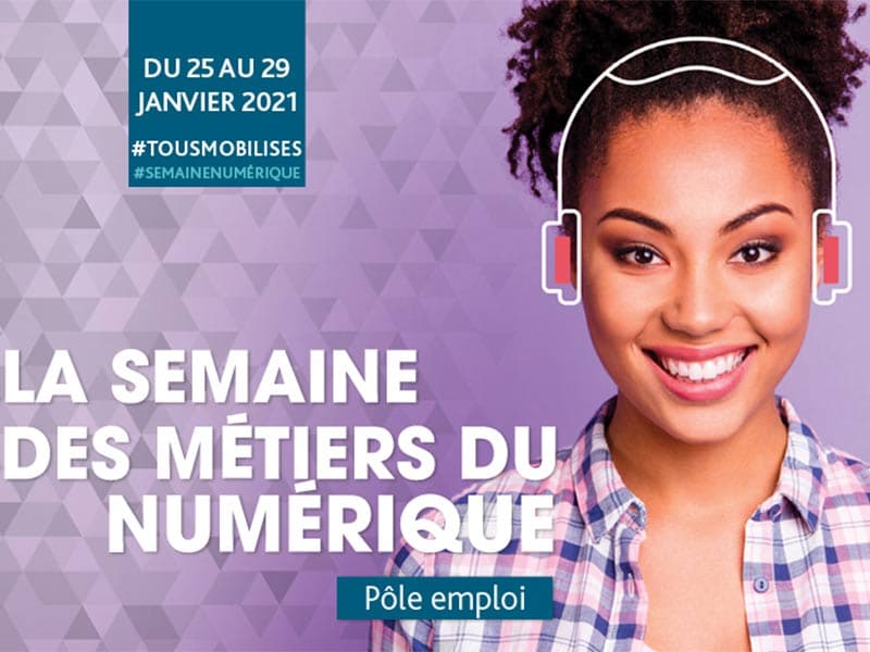 Pôle Emploi : une semaine pour découvrir les métiers du numérique