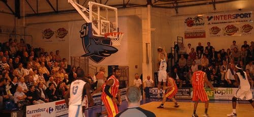 Basket : Les Sharks d’Antibes dominent Saint-Vallier