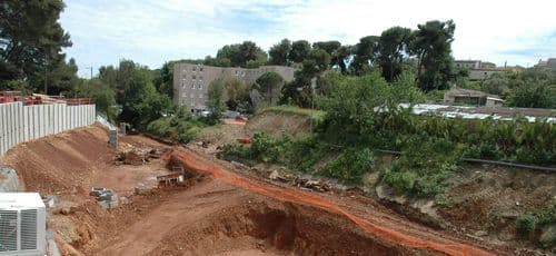 Bassin St Claude à Antibes : le risque d’inondation recule