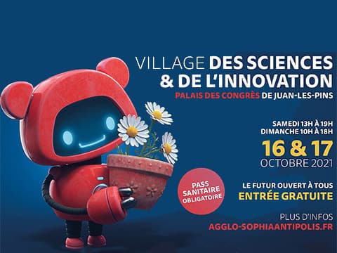 Village des Sciences et de l’innovation à Juan : avec Sophia, l'émotion de la découverte