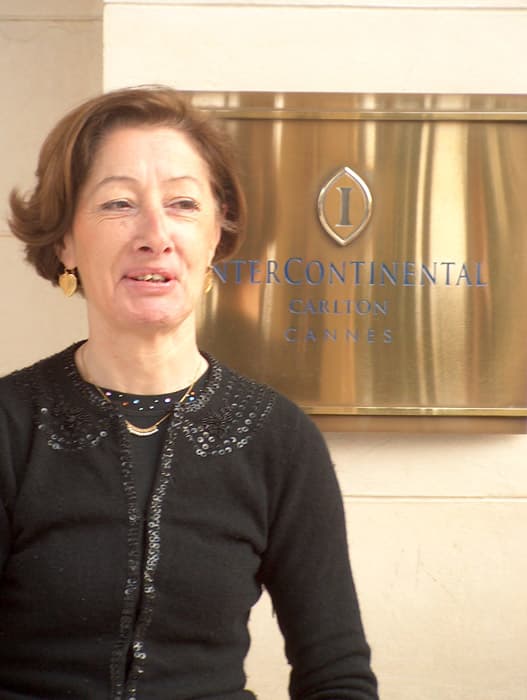 Cannes : Martine Martinot, directrice commerciale de lInterContinental Carlton