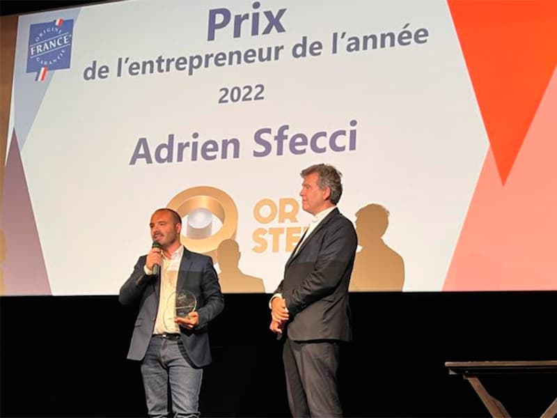 Industrie : Adrien Sfecci (Orsteel), entrepreneur de l'année du "made in France"