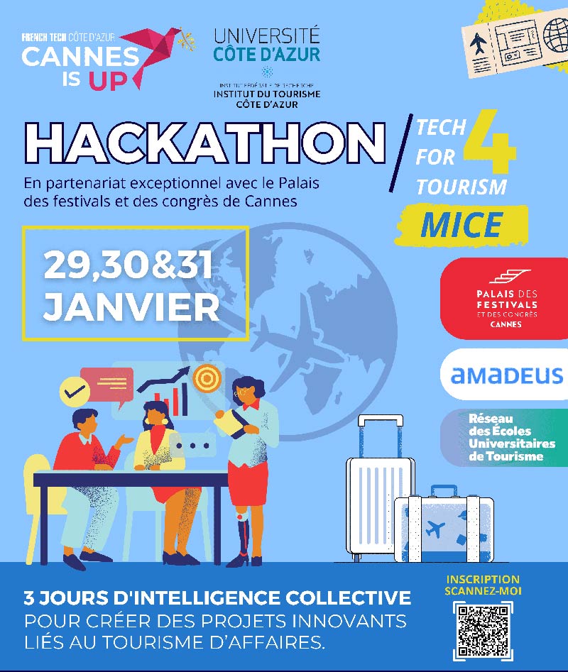 affiche hackathon Mice Cannes